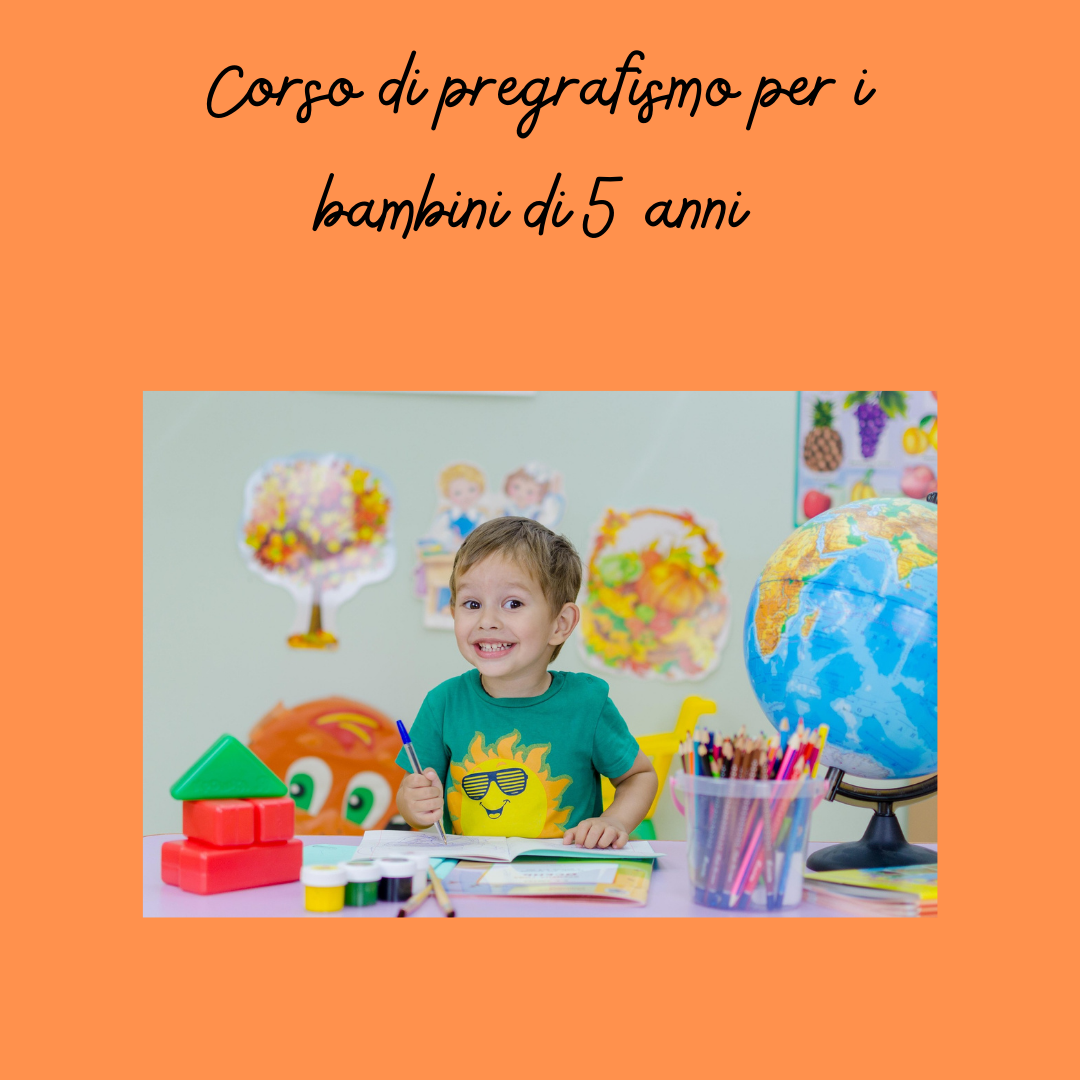 Corso di pregrafismo per bambini di 4-5 anni - Disgrafia Tutor DSA