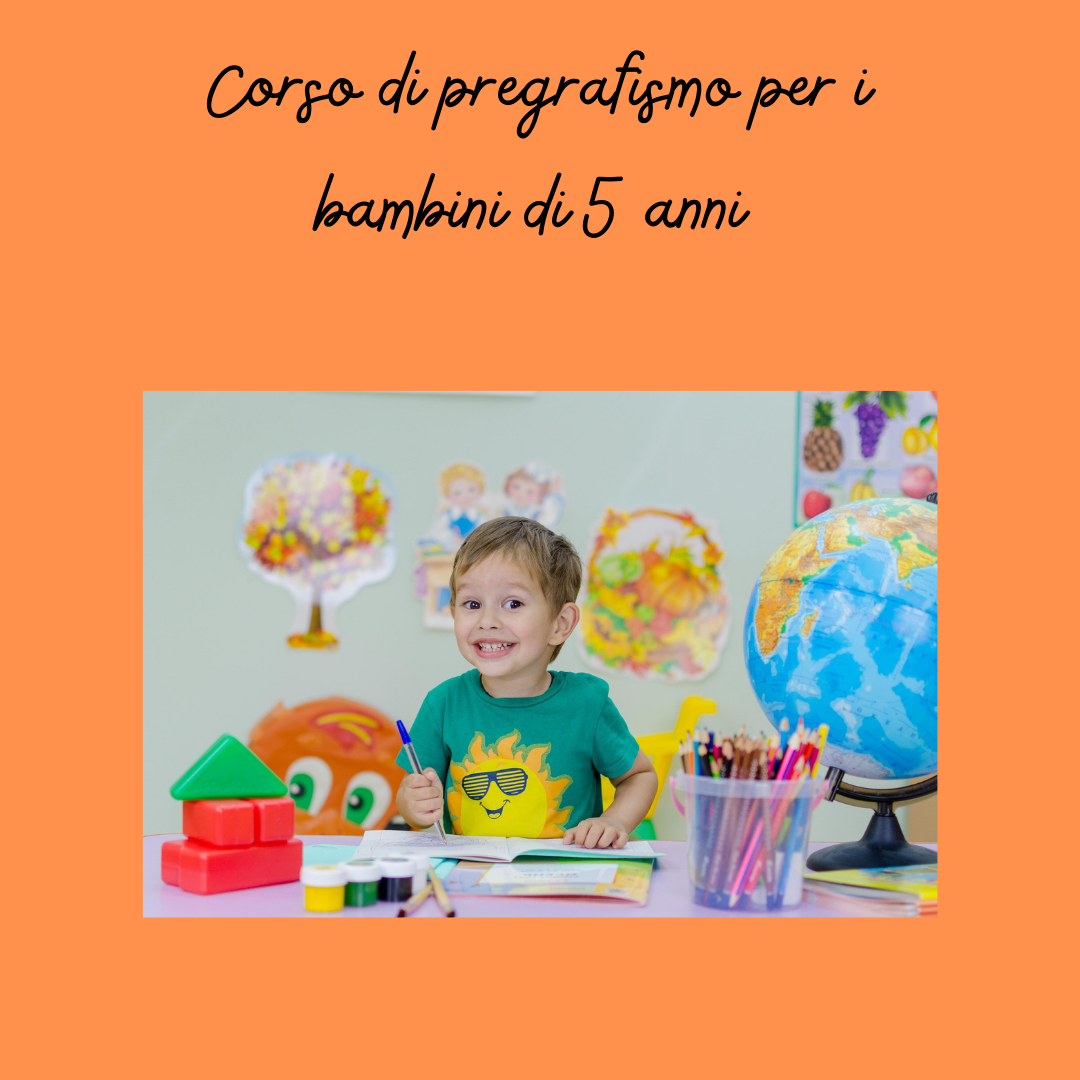 Corso di pregrafismo per bambini di 4-5 anni